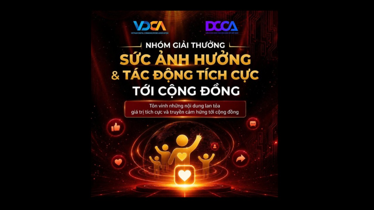 VCA 2026 - NHÓM GIẢI THƯỞNG TÔN VINH SỨC ẢNH HƯỞNG VÀ TÁC ĐỘNG TÍCH CỰC TỚI CỘNG ĐỒNG