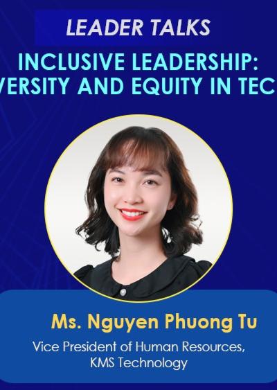 [Events] Vice President of HR at KMS Technology to join Leader Talks: Fostering Diversity and Equity in Tech Workplace