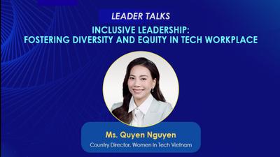[Events] Country Director of Women In Tech Vietnam to join Leader Talks: Fostering Diversity and Equity in Tech Workplace