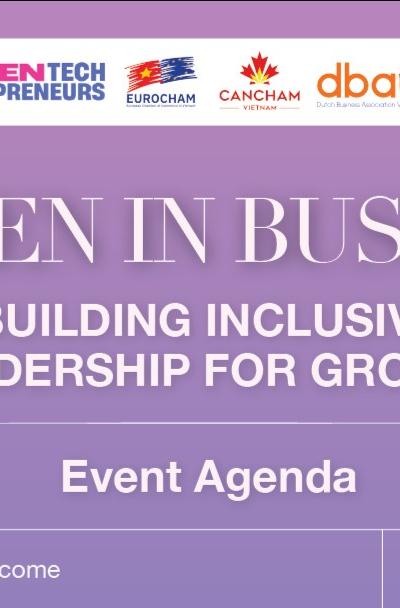 [Events] OFFICIAL AGENDA ANNOUNCED - EVENT WOMEN IN BUSINESS: BUILDING INCLUSIVE LEADERSHIP FOR GROWTH 