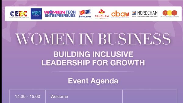 [Events] OFFICIAL AGENDA ANNOUNCED - EVENT WOMEN IN BUSINESS: BUILDING INCLUSIVE LEADERSHIP FOR GROWTH 