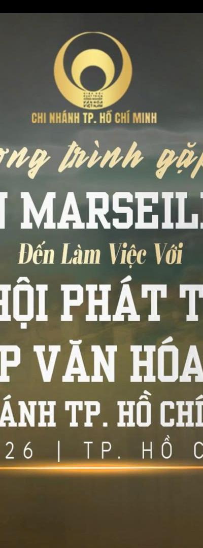 Chương trình gặp gỡ phái đoàn Marseille-Pháp đến làm việc với Hiệp Hội Phát Triển Công Nghiệp Văn Hóa Việt Nam
