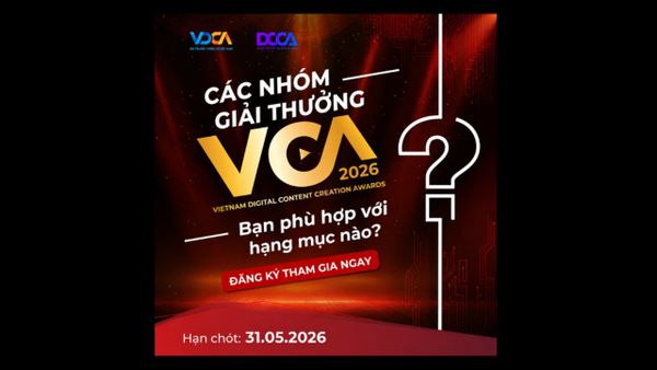 3 NHÓM GIẢI THƯỞNG CỦA VCA 2026